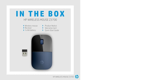 HP Wireless Mouse Z3700 HP Wireless Mouse Z3700